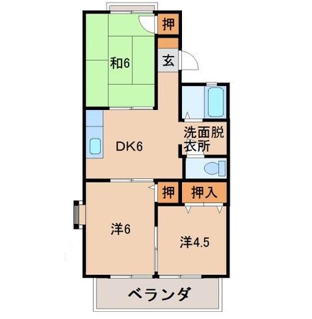 エル布施屋の物件間取画像